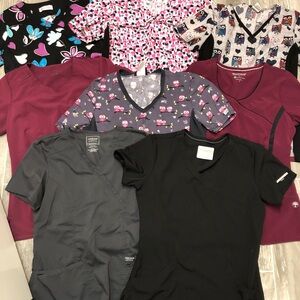 Colorful Scrub Tops Collection